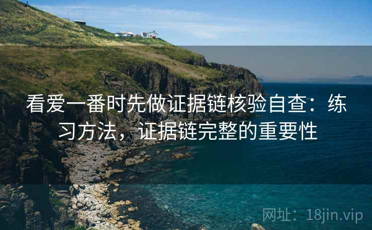 看爱一番时先做证据链核验自查：练习方法，证据链完整的重要性