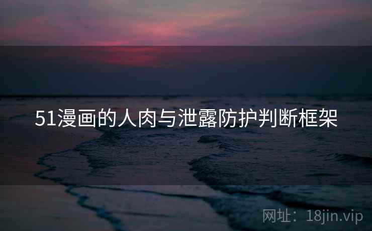 51漫画的人肉与泄露防护判断框架
